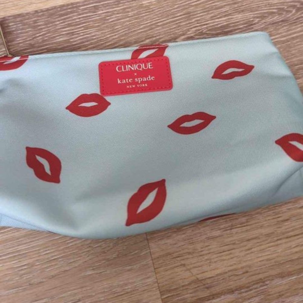 Clinique x Kate Spade Makeup Bag NWOT Travel Organizer